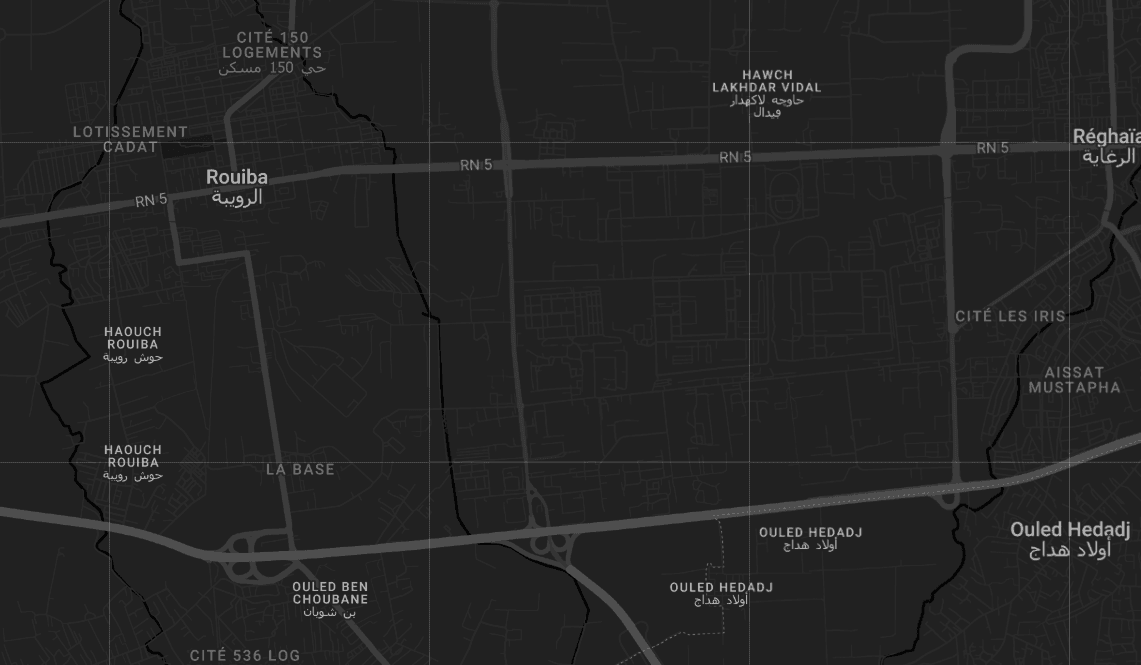Detailed map of Rouiba Headquarters